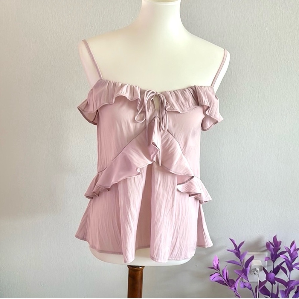 Universal Thread Pink Ruffle Camisole Top - Picture 4 of 4